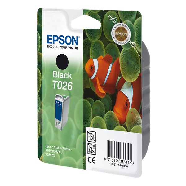 Originale Epson C13T02640110 Cartuccia inkjet blister RS nero