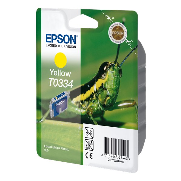 Originale Epson C13T03344010 Cartuccia inkjet blister RS STYLUS PHOTO giallo