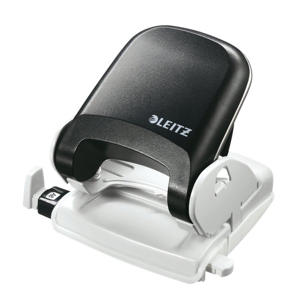 Perforatore Leitz 5005 Metal Rim - nero pastello - 50050095