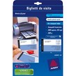 Biglietti visita Quick&Clean™Avery -Inkjet-fronte-retro-bianco patinato-260g/mq-C32015-25 (conf.200)