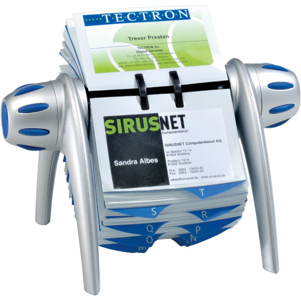 Schedario rotativo per  biglietti da visita Visifix® flip Durable - 2417-23