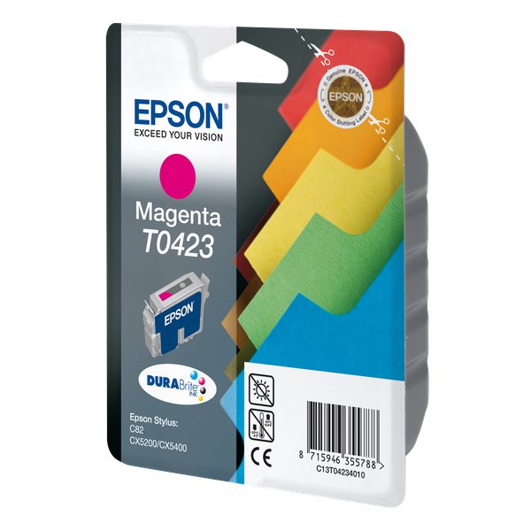 Originale Epson C13T04234010 Cartuccia inkjet ink pigmentato blister RS DURABRITE magenta
