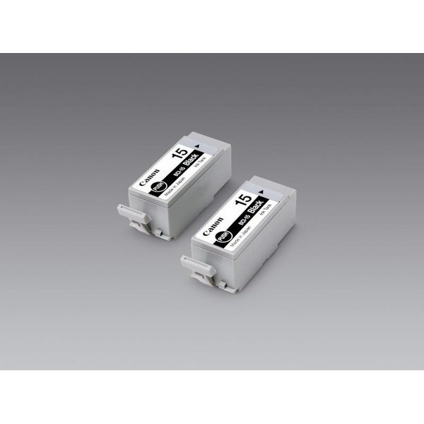 Originale Canon 8190A002 Conf. 2 serbatoi inchiostro BCI-15 BK nero