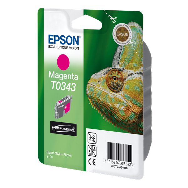 Originale Epson C13T03434010 Cartuccia inkjet ink pigmentato blister RS magenta