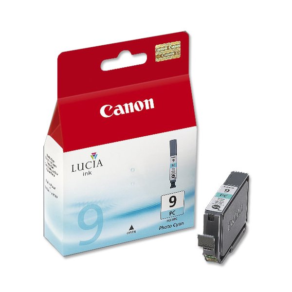 Originale Canon 1038B001 Serbatoio inchiostro Lucia (Pigmentato) PGI-9PC ciano foto