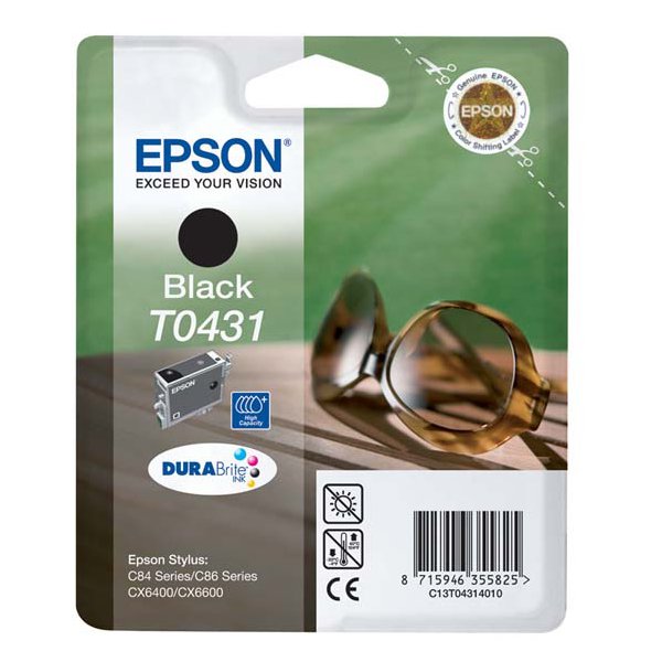 Originale Epson C13T04314010 Cartuccia inkjet alta capacità ink pigmentato blister RS DURABRITE nero