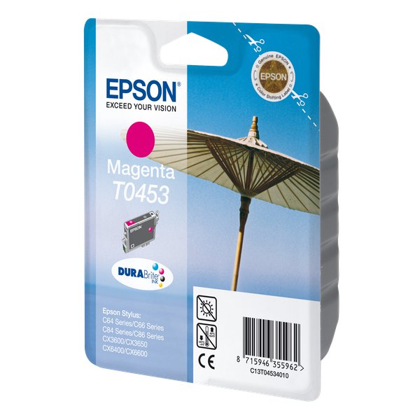 Originale Epson C13T04534010 Cartuccia inkjet ink pigmentato blister RS DURABRITE magenta