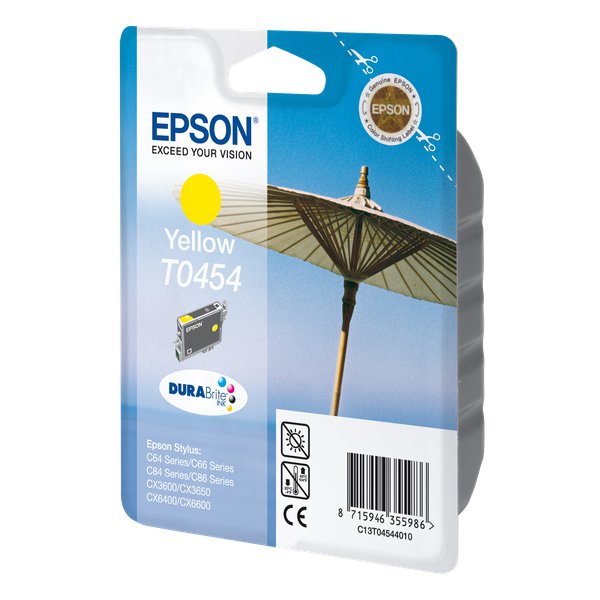 Originale Epson C13T04544010 Cartuccia inkjet ink pigmentato blister RS giallo