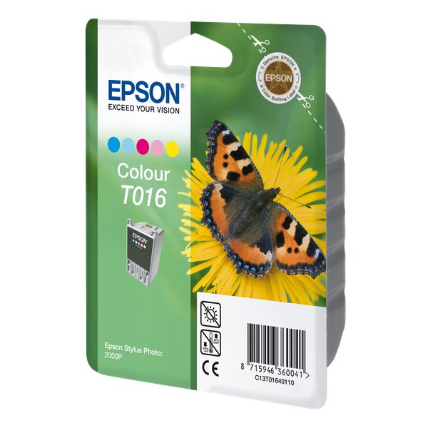 Originale Epson C13T01640110 Cartuccia inkjet ink pigmentato blister RS COLORFAST 5 colori