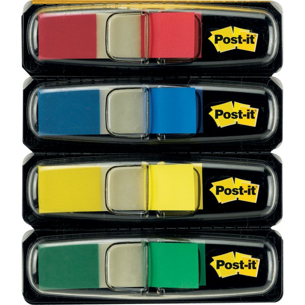 Post-it® Index Mini 683 - blu, giallo, rosso, verde - 683-4 (conf.4)