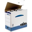 La gamma R-Kive Prima è composta da prodotti e soluzioni per tutte le esigenze di archiviazione e conservazione dei documenti. Robusti e modulari, i prodotti R-Kive Prima sono pensati ponendo al primo posto il rispetto per l'ambiente: costituiti al 100% di cartone riciclato e riciclabile, sono stampati con inchiostri a base d'acqua e le colle utilizzate non contengono solventi. Colore bianco, stampa nero e azzurro.