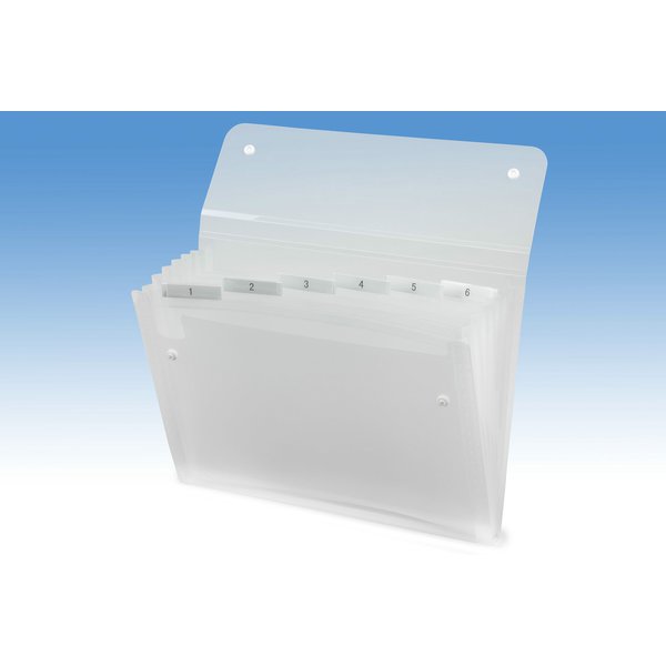 Archiviatore a soffietto Ice Rexel - 6 tasche - 2102033