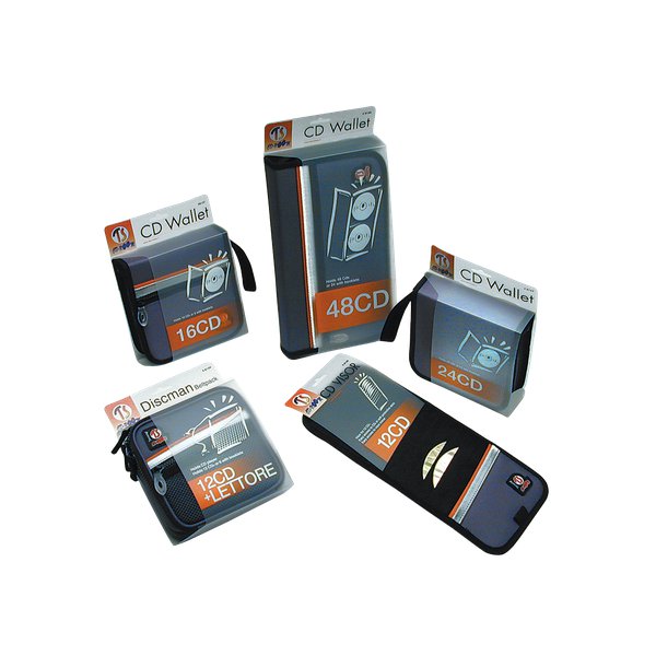 CD Room wallet Tecnostyl - 24 CD - 16x17x4 cm - E8153