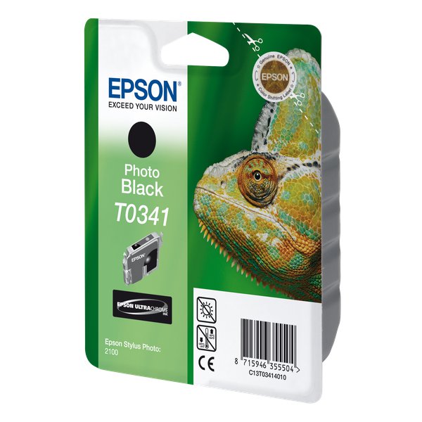 Originale Epson C13T03414010 Cartuccia inkjet ink pigmentato blister RS nero fotografico
