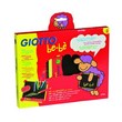 Supergessetti per creare, ideali per i più piccoli. Tanti colori sicuri , non polverosi e dermatologicamente testati. Con lavagna bifacciale infrangibile, cancellino e portagessi .