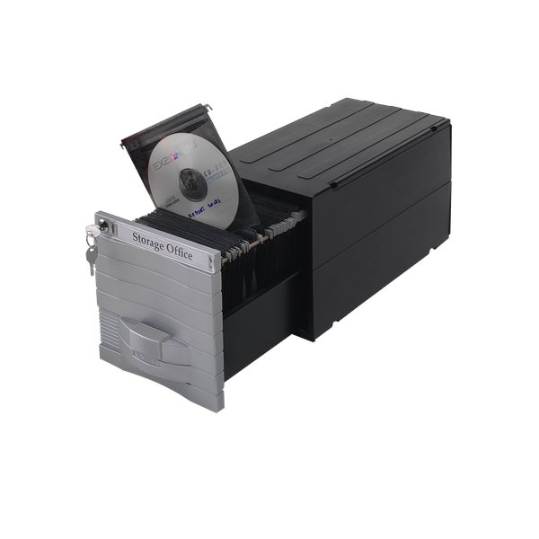 Schedari modulari MediaSolutions 160 Exponent World - 35x17x17,3 cm - 160 CD/DVD - 34600