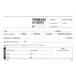 Blocco permessi d’uscita Trade Flex - Carta chimica 2 parti - 100x168 mm - 1626C0000