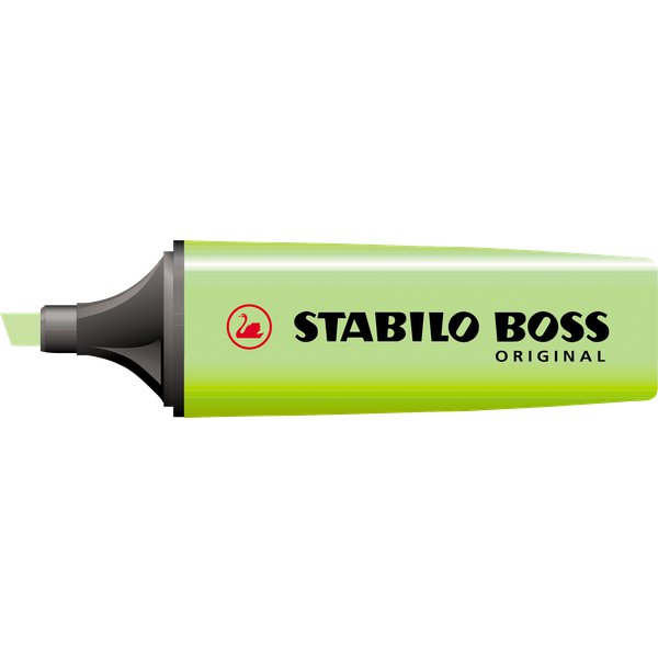 Scatola cartone evidenziatori Stabilo Boss Original - verde - 2-5 mm - 70/33 (conf.10)