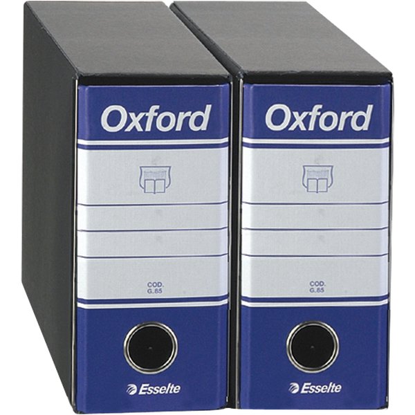 Registratori Oxford Esselte - Memorandum - dorso 8 - F.to utile 23x18 cm - blu - G8105 (conf.12)