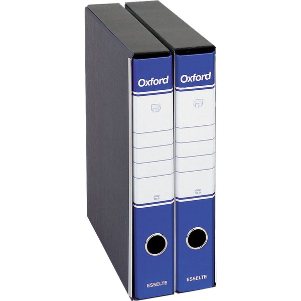 Registratori Oxford Esselte - Commerciale - dorso 5 - F.to utile 23x30 cm - blu - G820500 (conf.8)