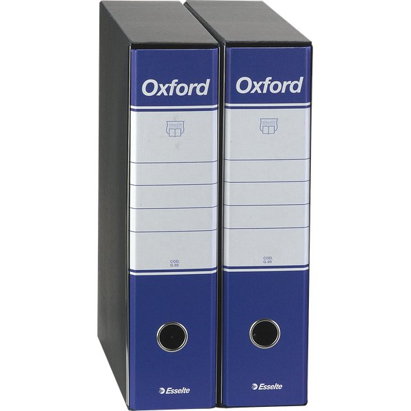 Registratori Oxford Esselte - Commerciale - dorso 8 - F.to utile 23x30 cm - blu - G830500 (conf.6)