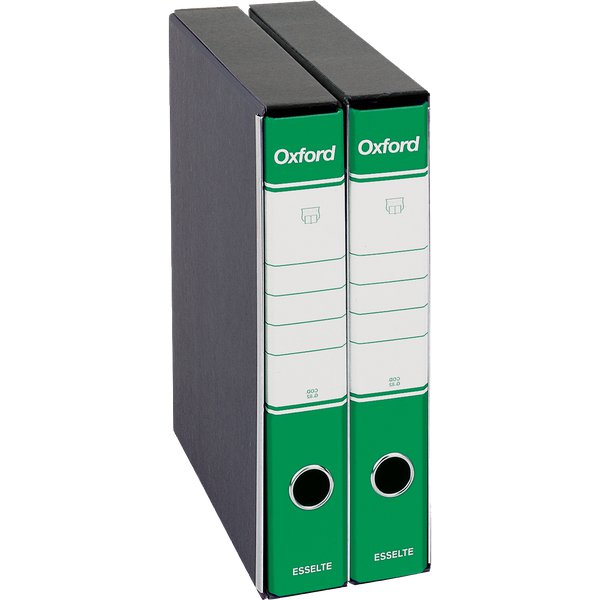 Registratori Oxford Esselte - Protocollo - dorso 5 - F.to utile 23x33cm - verde - G841800 (conf.8)