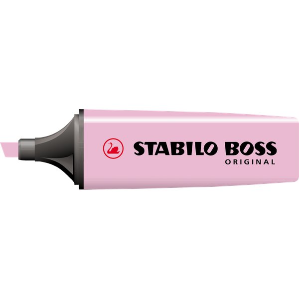 Scatola cartone evidenziatori Stabilo Boss Original - lavanda - 2-5 mm - 70/55 (conf.10)