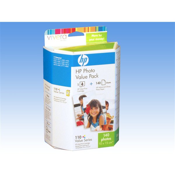 Originale HP Q8898AE Combo pack Cartuccia inkjet 110/1 ciano+magenta+giallo