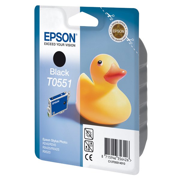 Originale Epson C13T05514010 Cartuccia inkjet blister RS STYLUS PHOTO nero