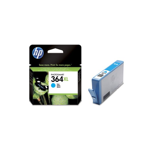 Originale HP CB323EE Cartuccia inkjet alta capacità 364XL ciano