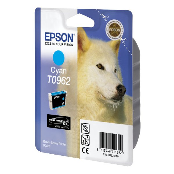 Originale Epson C13T09624010 Cartuccia inkjet ink pigmentato blister RS ULTRACHROME K3 ciano