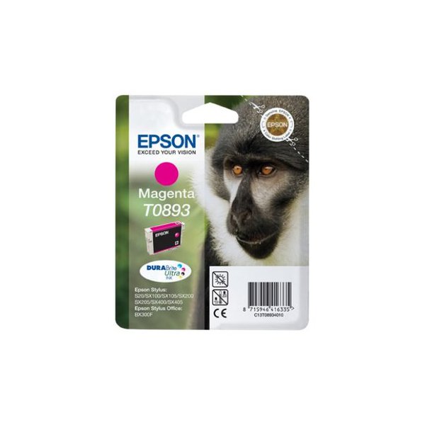 Originale Epson C13T08934011 Cartuccia inkjet ink pigmentato blister RS DURABRITE ULTRA magenta