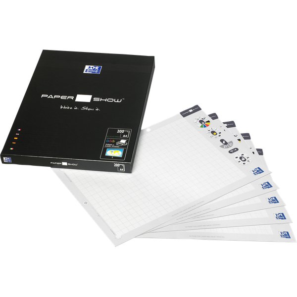 Oxford PAPERSHOW™ Oxford - Carta riciclata per stampanti - A4 - neutra - H010200 (risma 8)