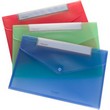 Cartelline Active con bottone, adatte per l'archiviazione di fogli sciolti, dotate di ampia etichetta identificativa formato A4 riutilizzabile fino a 16 volte. Formato utile A4.