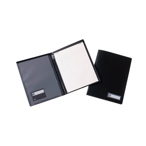 Cartellina portablocco Black Tie Tecnostyl - A4 - nero - BT451
