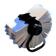 Schedario rotativo con schede Rotadex - con 1000 schede formato A7 - nero - RM1000A7BK