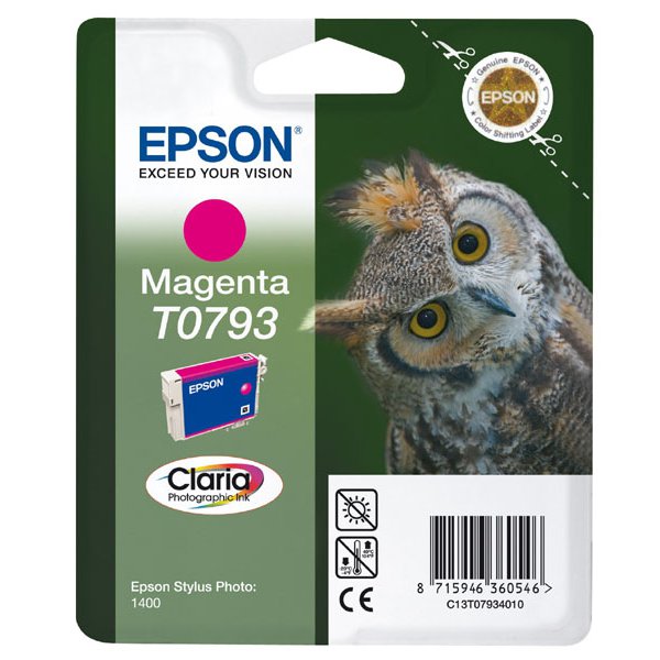 Originale Epson C13T07934010 Cartuccia inkjet blister RS CLARIA magenta