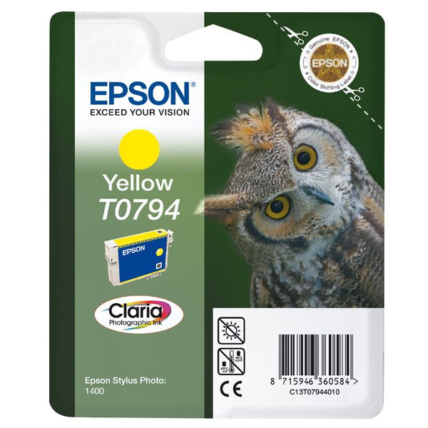 Originale Epson C13T07944010 Cartuccia inkjet blister RS CLARIA giallo
