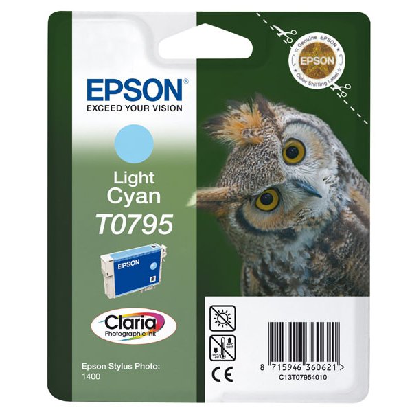Originale Epson C13T07954010 Cartuccia inkjet blister RS CLARIA ciano chiaro