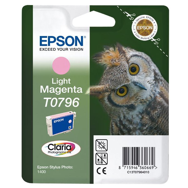 Originale Epson C13T07964010 Cartuccia inkjet blister RS CLARIA magenta chiaro