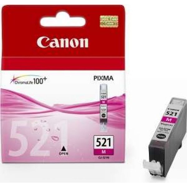 Originale Canon 2935B001 Serbatoio inchiostro Chromalife 100+ CLI-521 M magenta