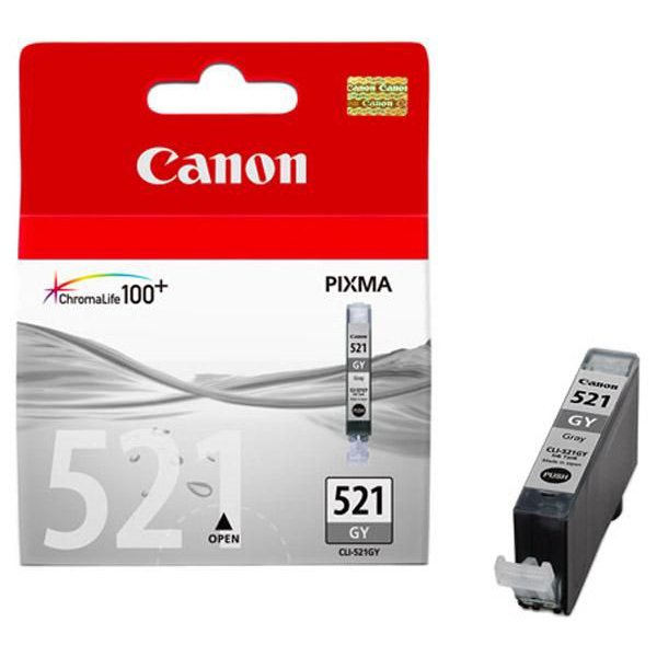 Originale Canon 2937B001 Serbatoio inchiostro Chromalife 100+ CLI-521 GY grigio