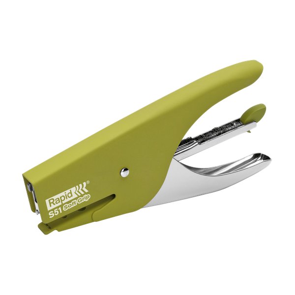 Cucitrice a pinza Supreme S51 Soft Grip Rapid - verde - 10538740