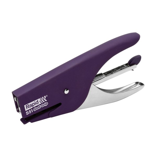 Cucitrice a pinza Supreme S51 Soft Grip Rapid - viola - 10538741