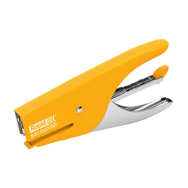 Cucitrice a pinza Supreme S51 Soft Grip Rapid - giallo - 10538743