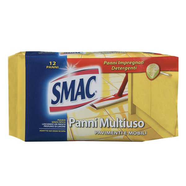 Panni per pavimenti e multiuso Smac - 12 panni - M77351 (conf.12)