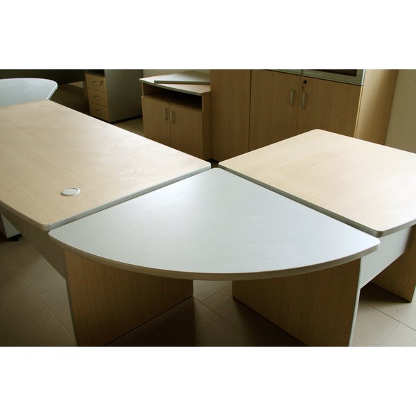 Scrivania - Angolo di raccordo 90° Linea Axxel acero Ergosit - 80x80 cm - ANG90AX