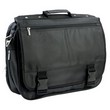 Borsa morbida in nylon, espandibile con tasca imbottita porta notebook. Tasche con zip e aperte e scomparto porta accessori. Dotata di base espandibile per aumentarne la capacità. Tracolla rimovibile.