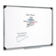 Lavagne bianche 5 Star - alluminio - 90x120 cm - bianco - lavagna murale -  908441