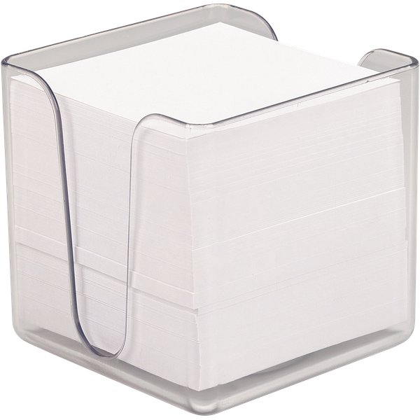 Blocco cubo trasparente 5 Star - bianco - 909256